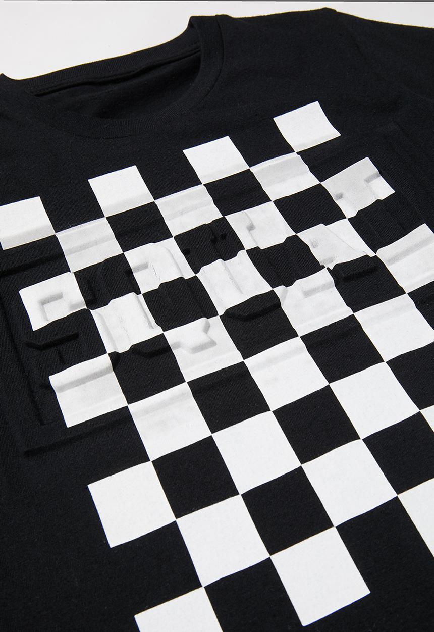 Rebel Republic - Tween boys graphic tee - black & white