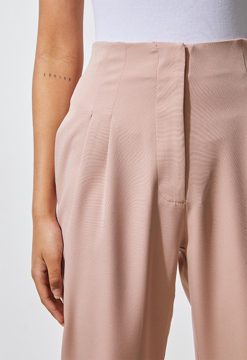 Superbalist - High waisted formal trousers - dusty pink