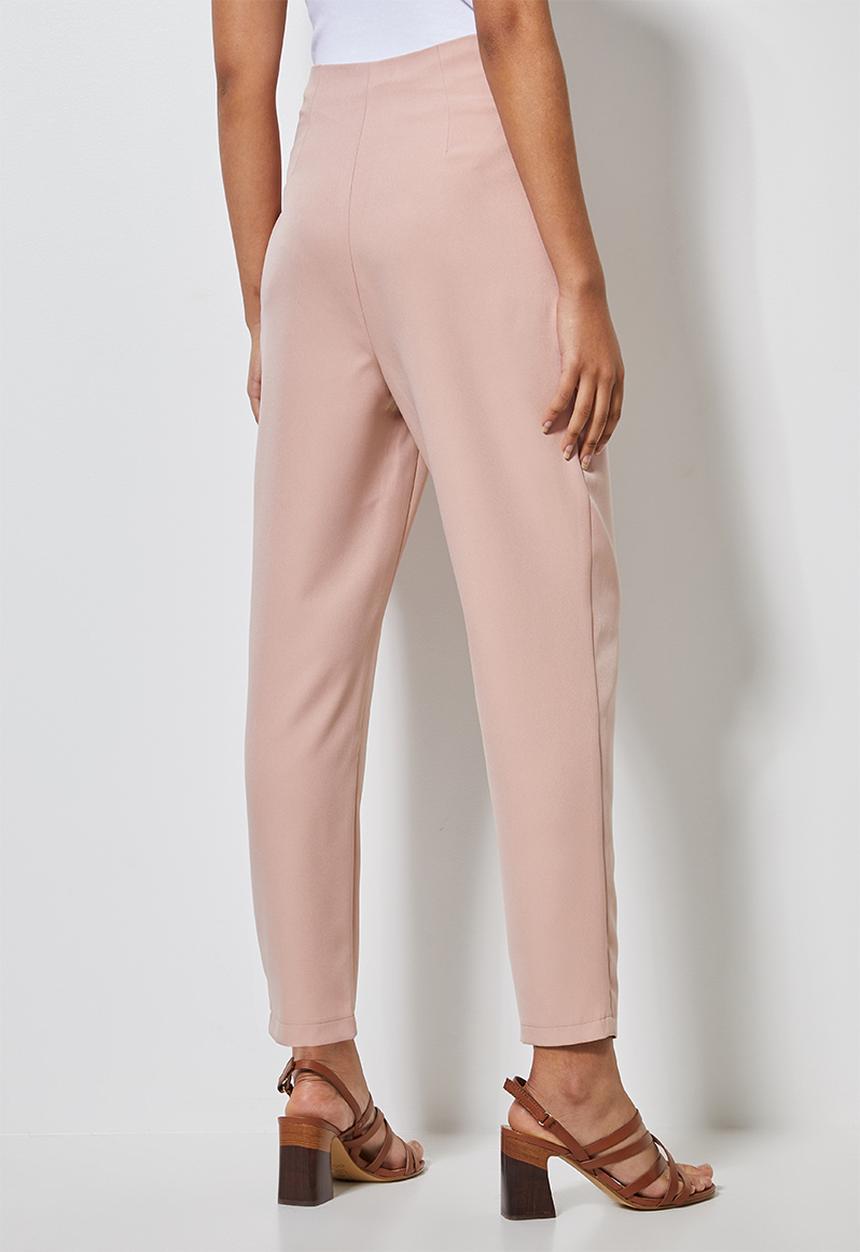 Superbalist - High waisted formal trousers - dusty pink