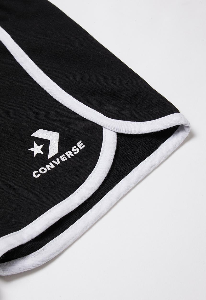 Converse - Converse start chevron shorts - black