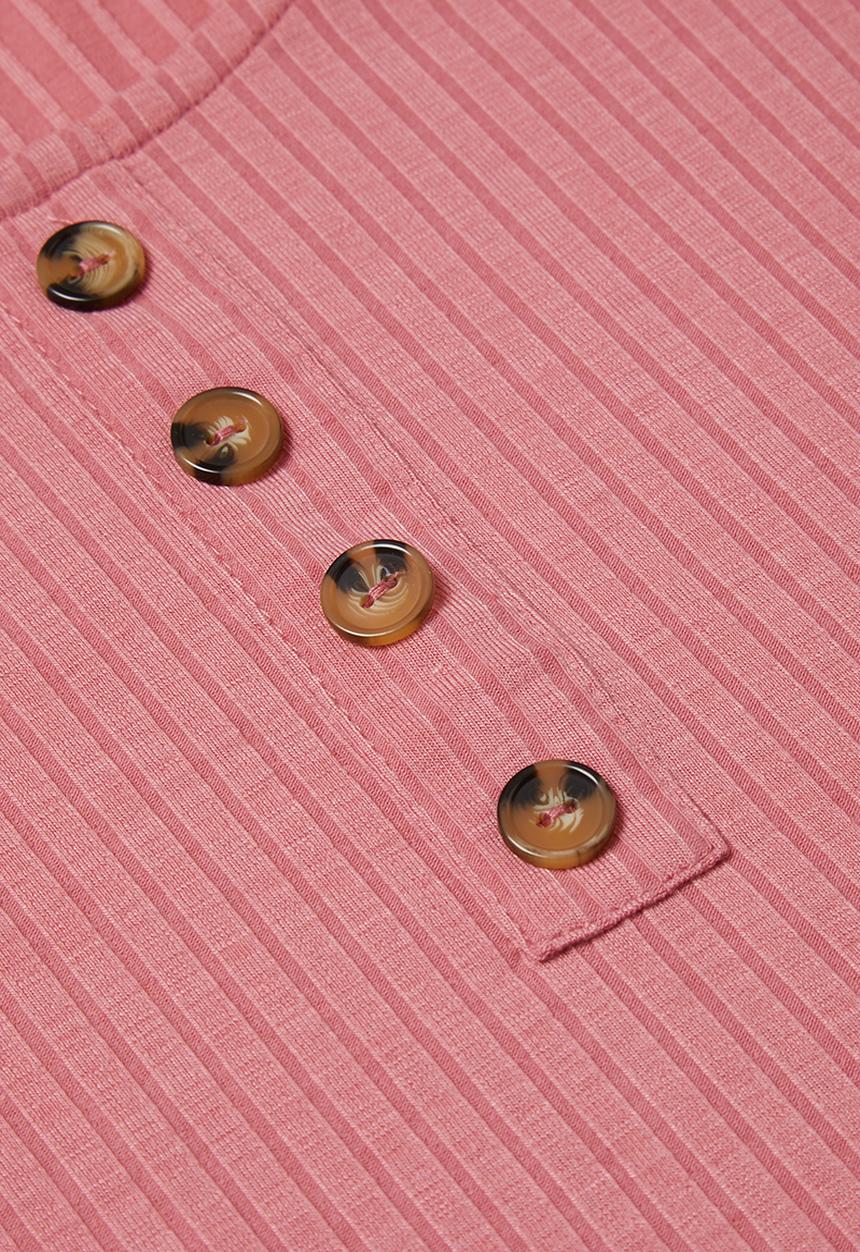 Rebel Republic - Girls rib top - pink