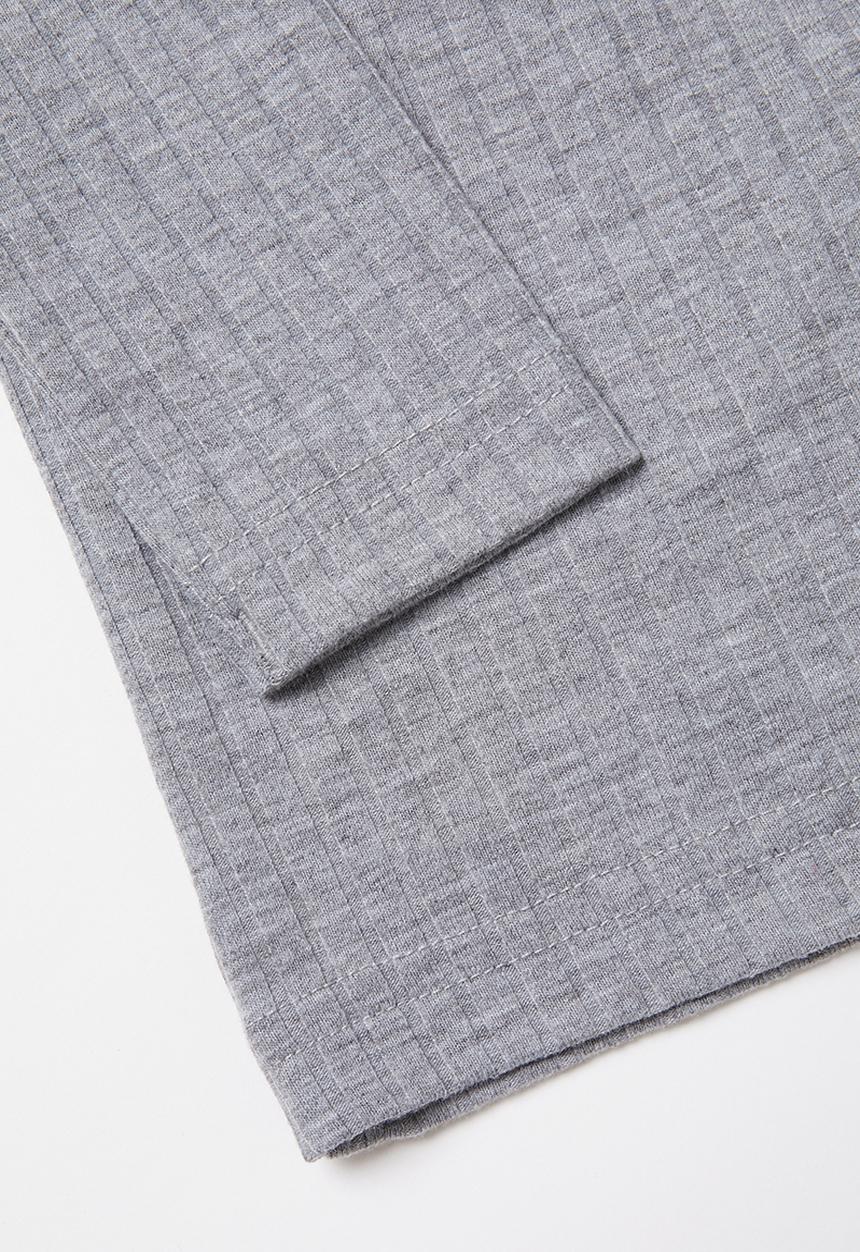 Rebel Republic - Girls rib top - grey 