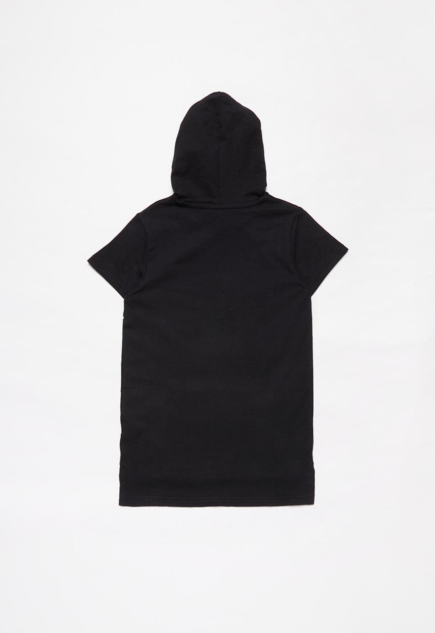 Rebel Republic - Boys hooded graphic tee - black