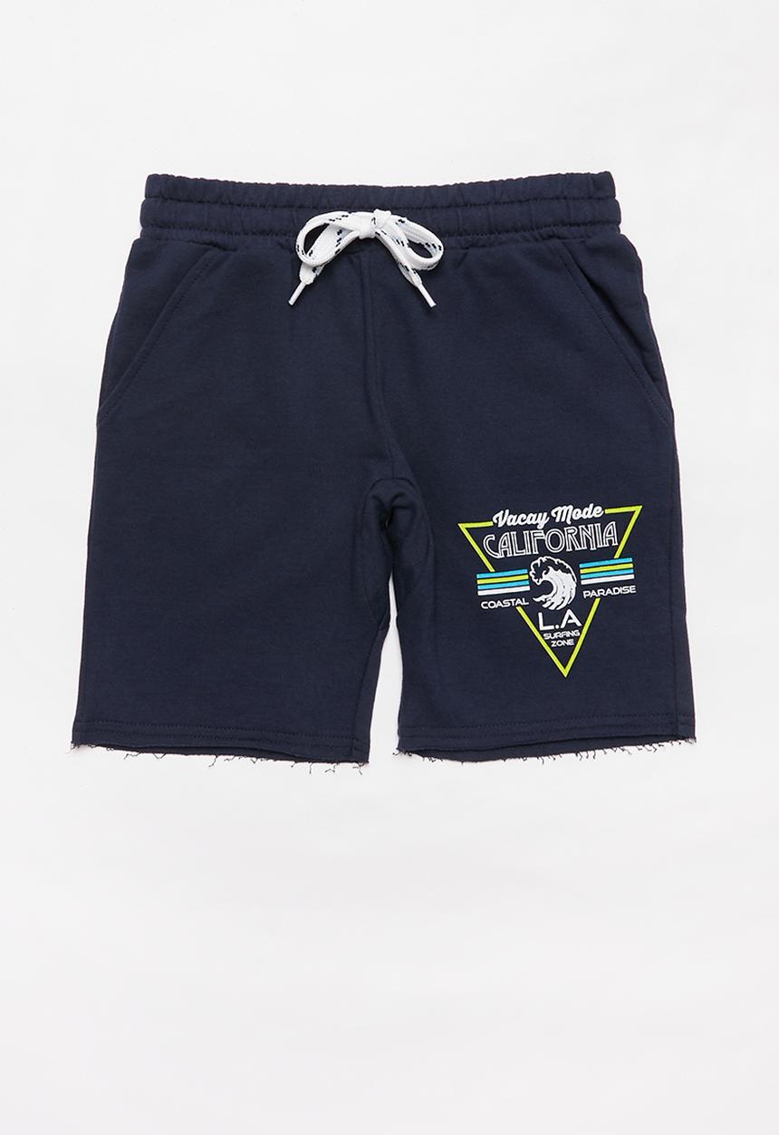 Rebel Republic - Tween boys fleece shorts - navy