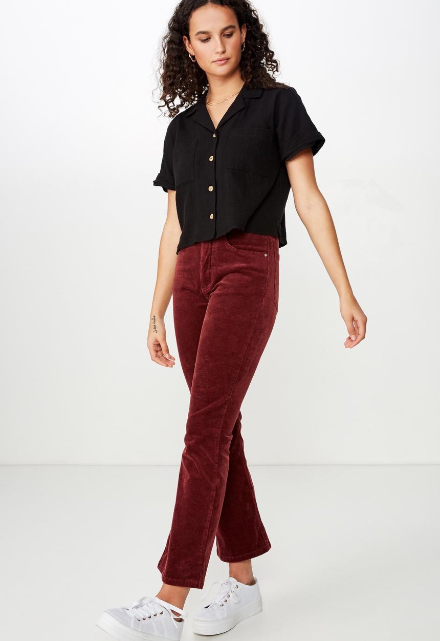 Cotton On - Erika short sleeve shirt - black