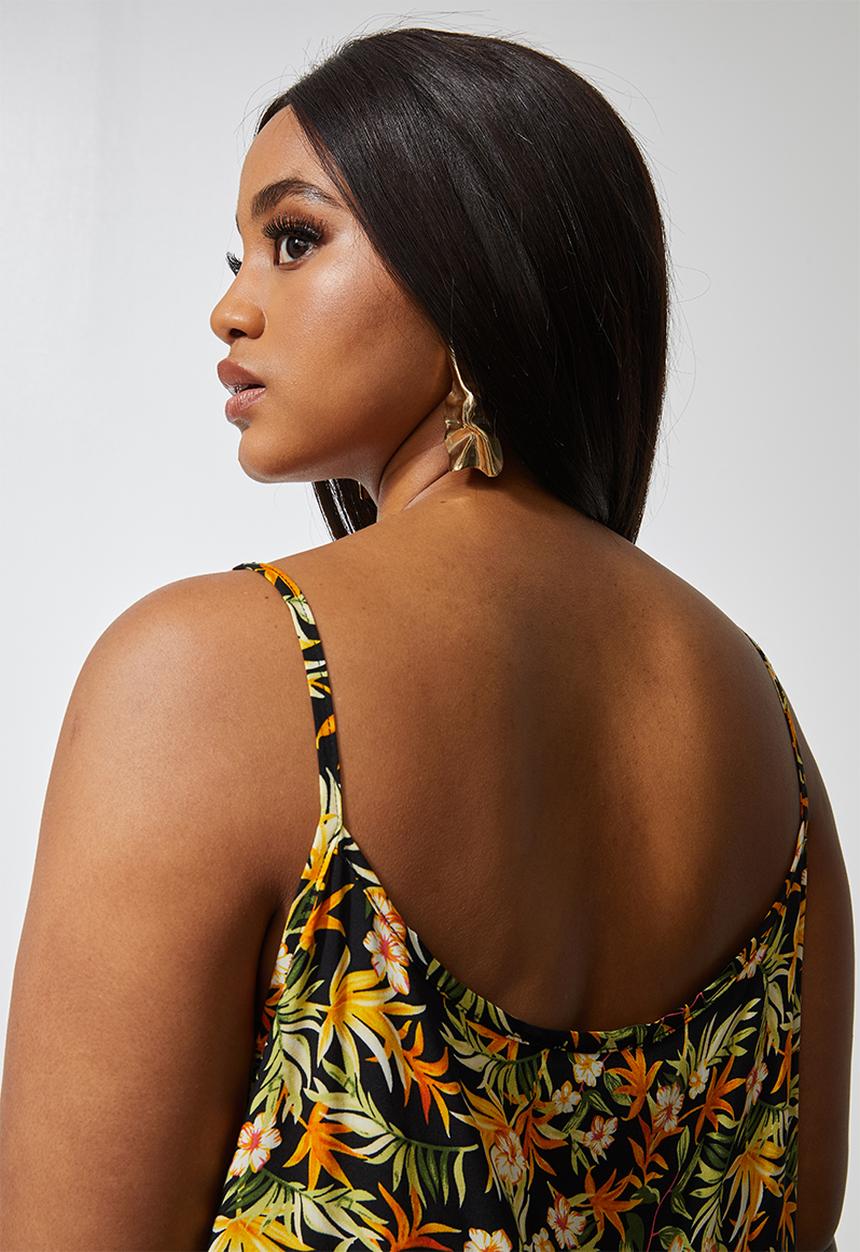 Superbalist - Tiered longer length cami - multi 