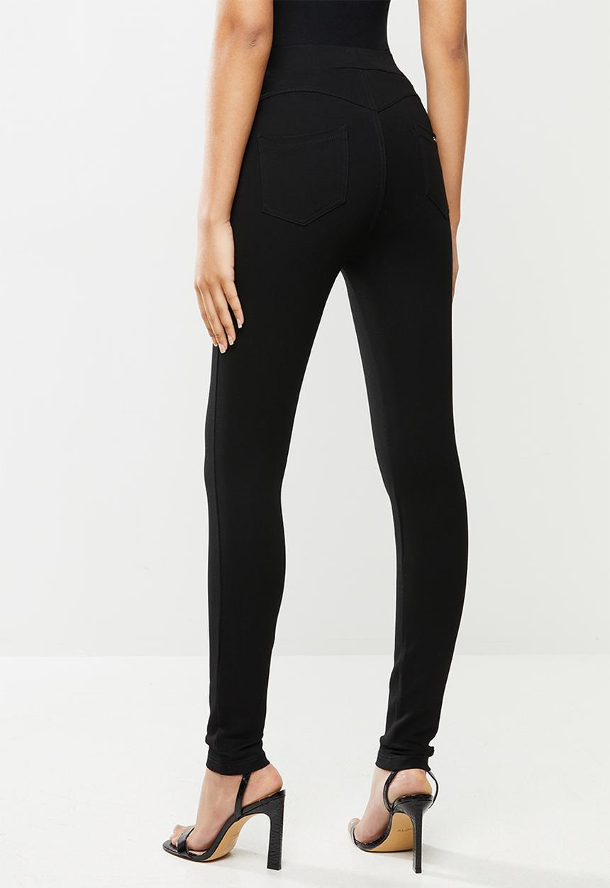 SISSY BOY - Last dance legging with beadwork trim - black