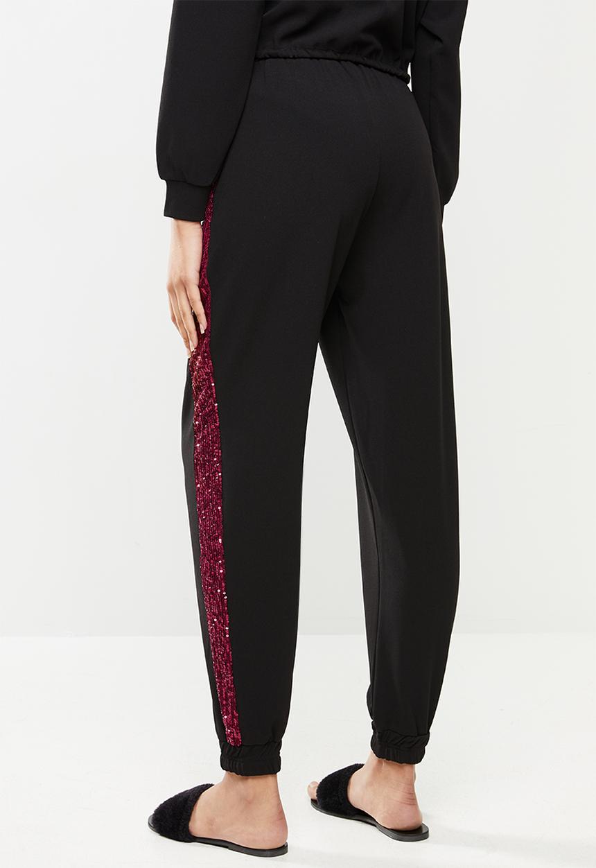 SISSY BOY - Night angel pants - black