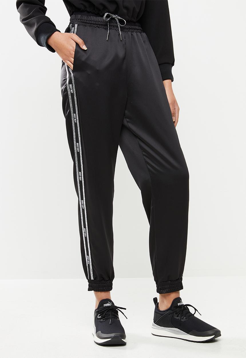 SISSY BOY - Truth tracksuit pants - black