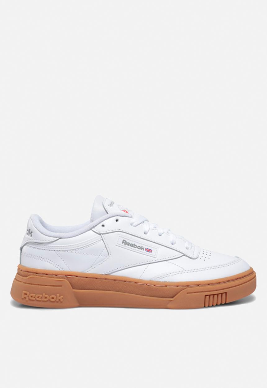 Reebok - Club C stacked - white / reebok rubber gum
