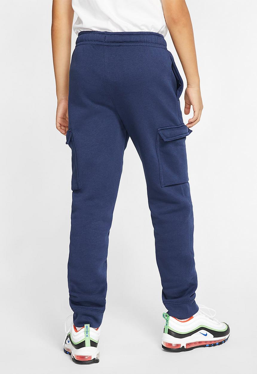 Nike - B nsw club cargo pant - navy & white