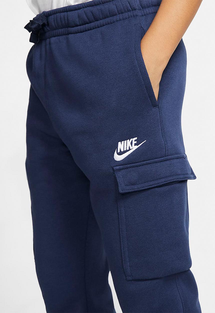 Nike - B nsw club cargo pant - navy & white