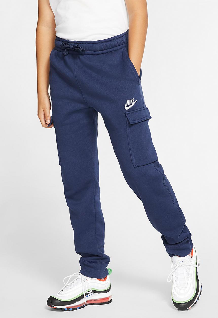 Nike - B nsw club cargo pant - navy & white