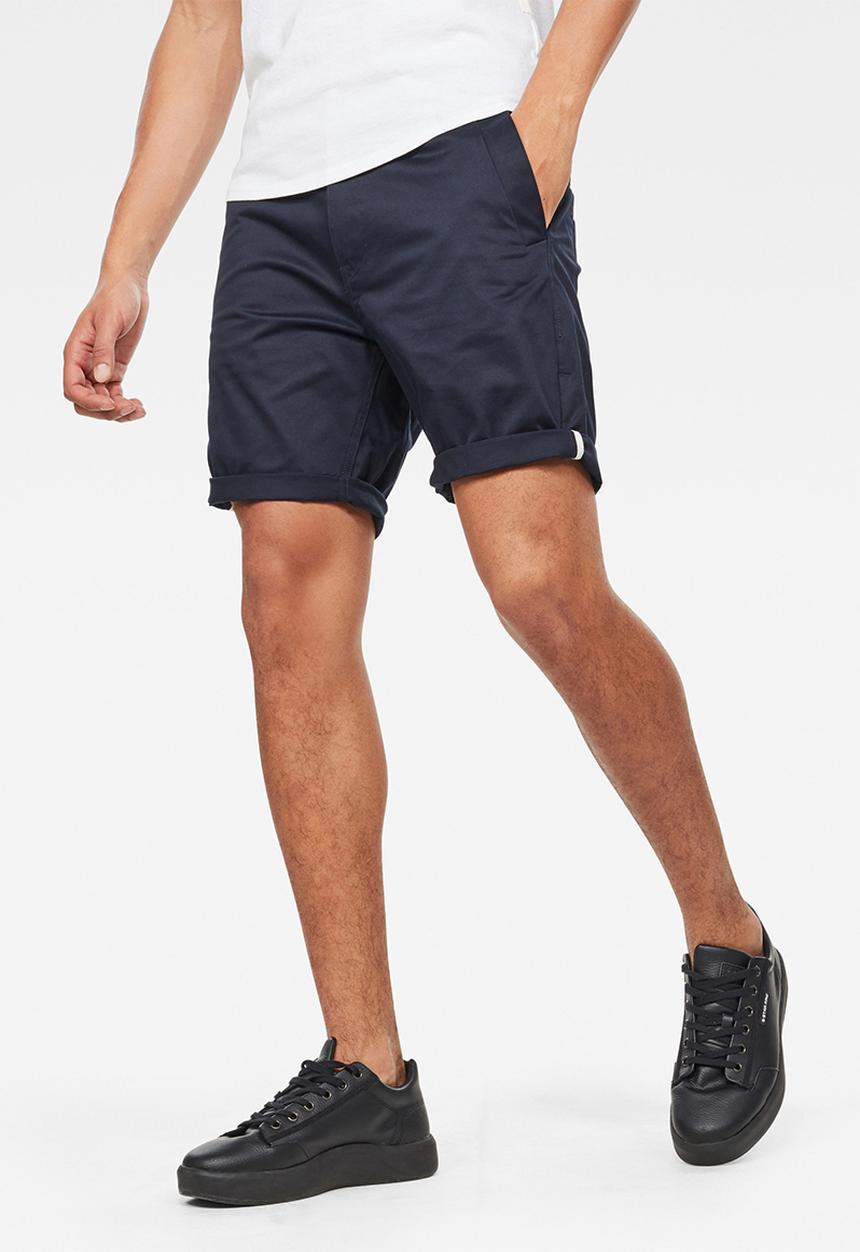 G-STAR - Bronson straight cut 1/2 shorts - blue