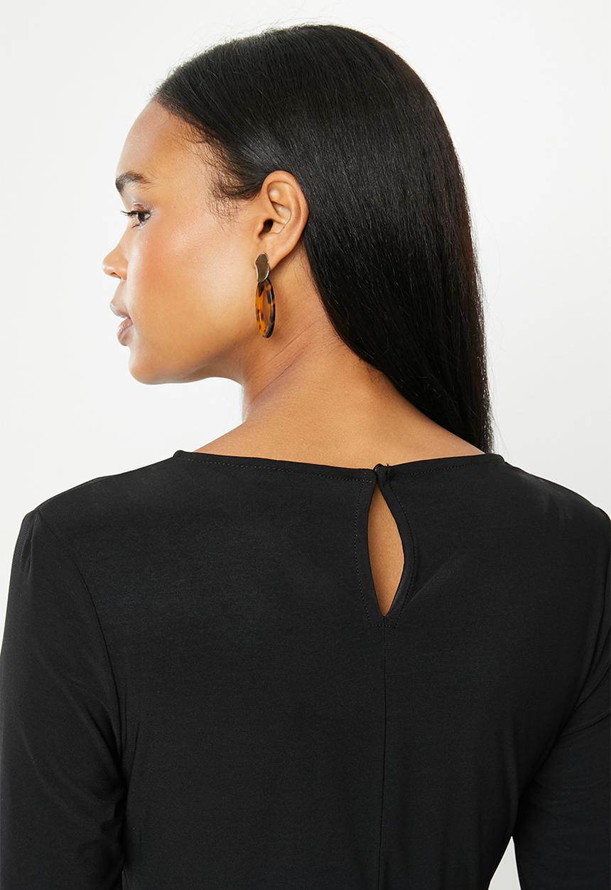 POLO - Nina ity dress -black