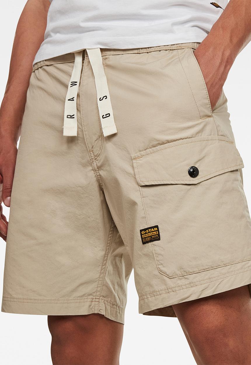 G-STAR - Front pocket sport shorts - khaki
