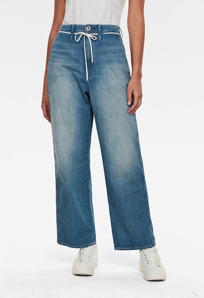 G-STAR - Lintell high dad jeans - marine blue
