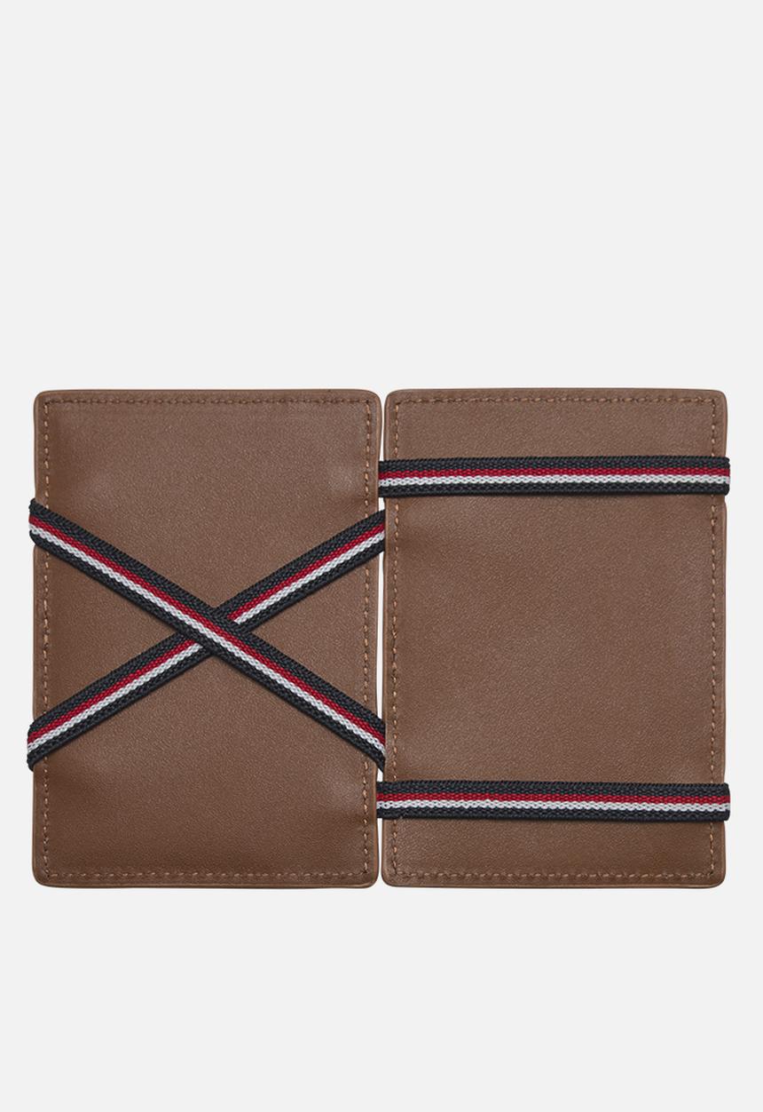 Tommy Hilfiger - Flip credit card holder - brown