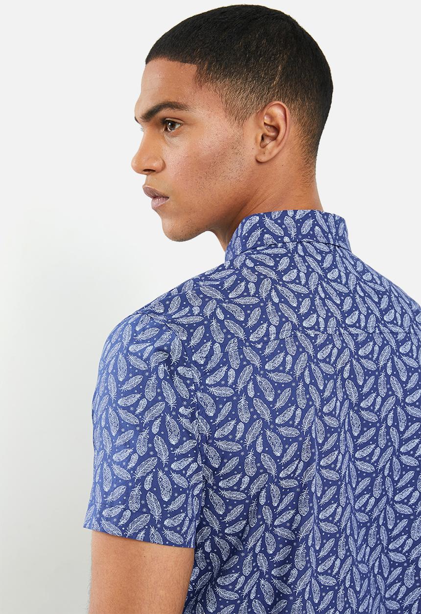 Brave Soul - Crest shirt - navy