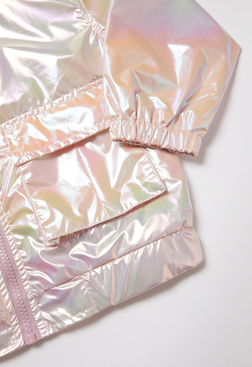 Rebel Republic - Girls metallic jacket - rose