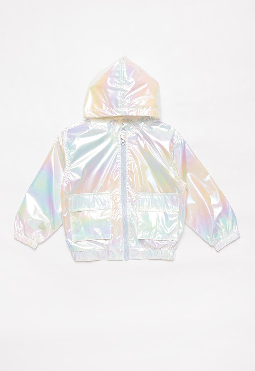 Rebel Republic - Girls metallic jacket - silver