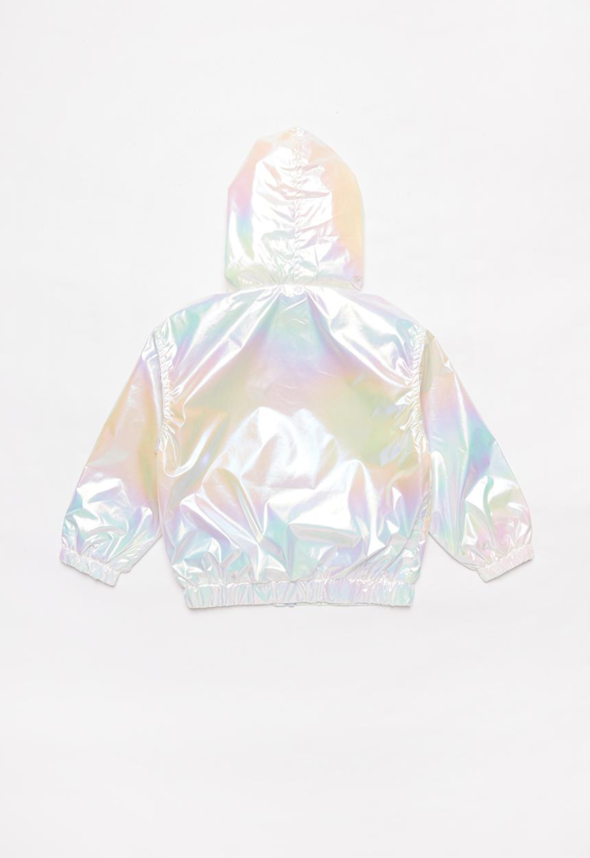 Rebel Republic - Girls metallic jacket - silver