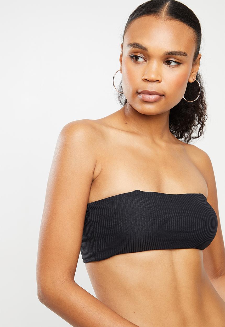 Bacon Bikinis - Tide bikini top - black