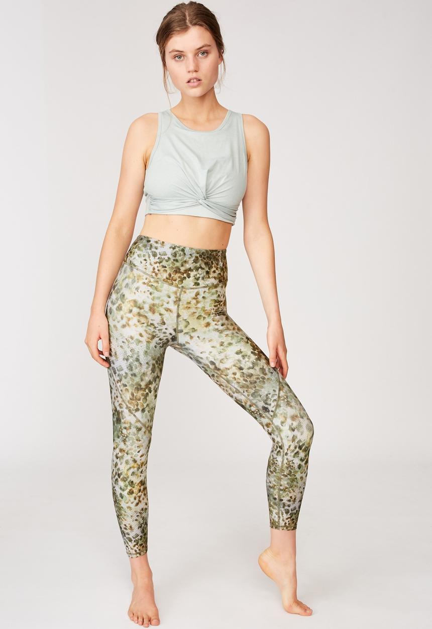 Cotton On - Booty 7/8 tight - inky reptile