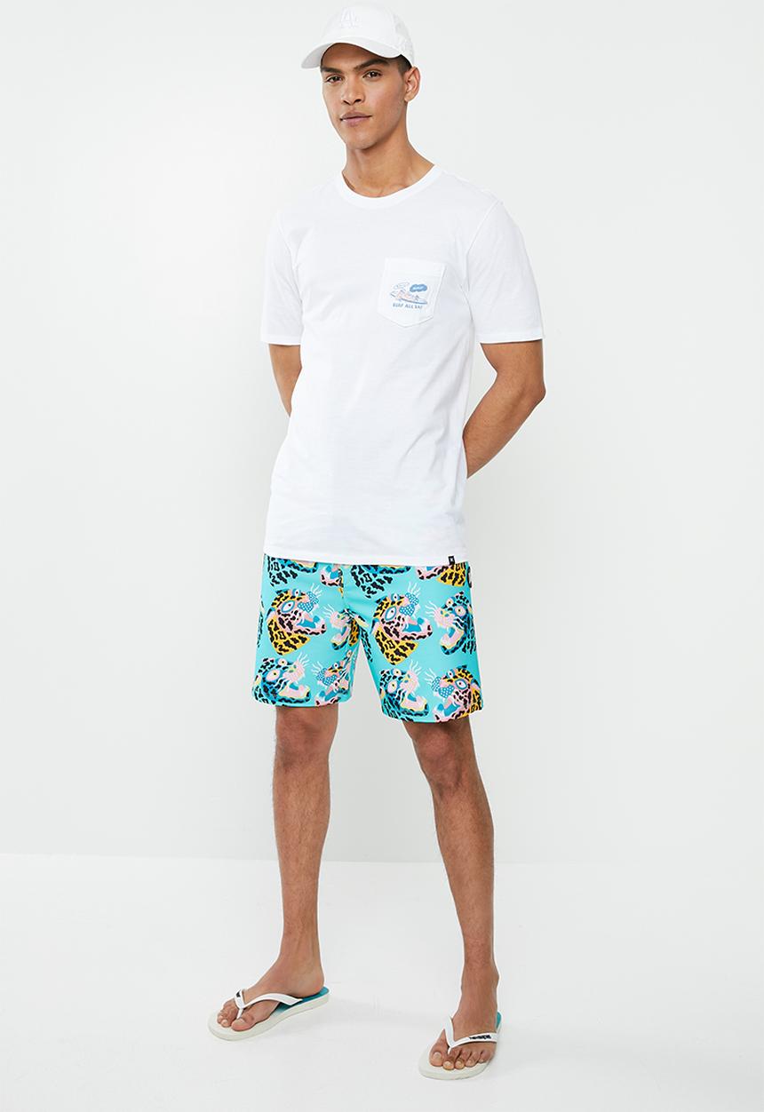 Hurley - Srf all day pkt tee - white