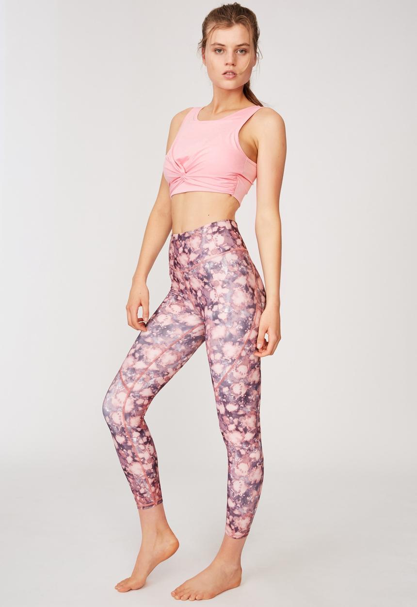 Cotton On - Booty 7/8 tight - pink tye dye