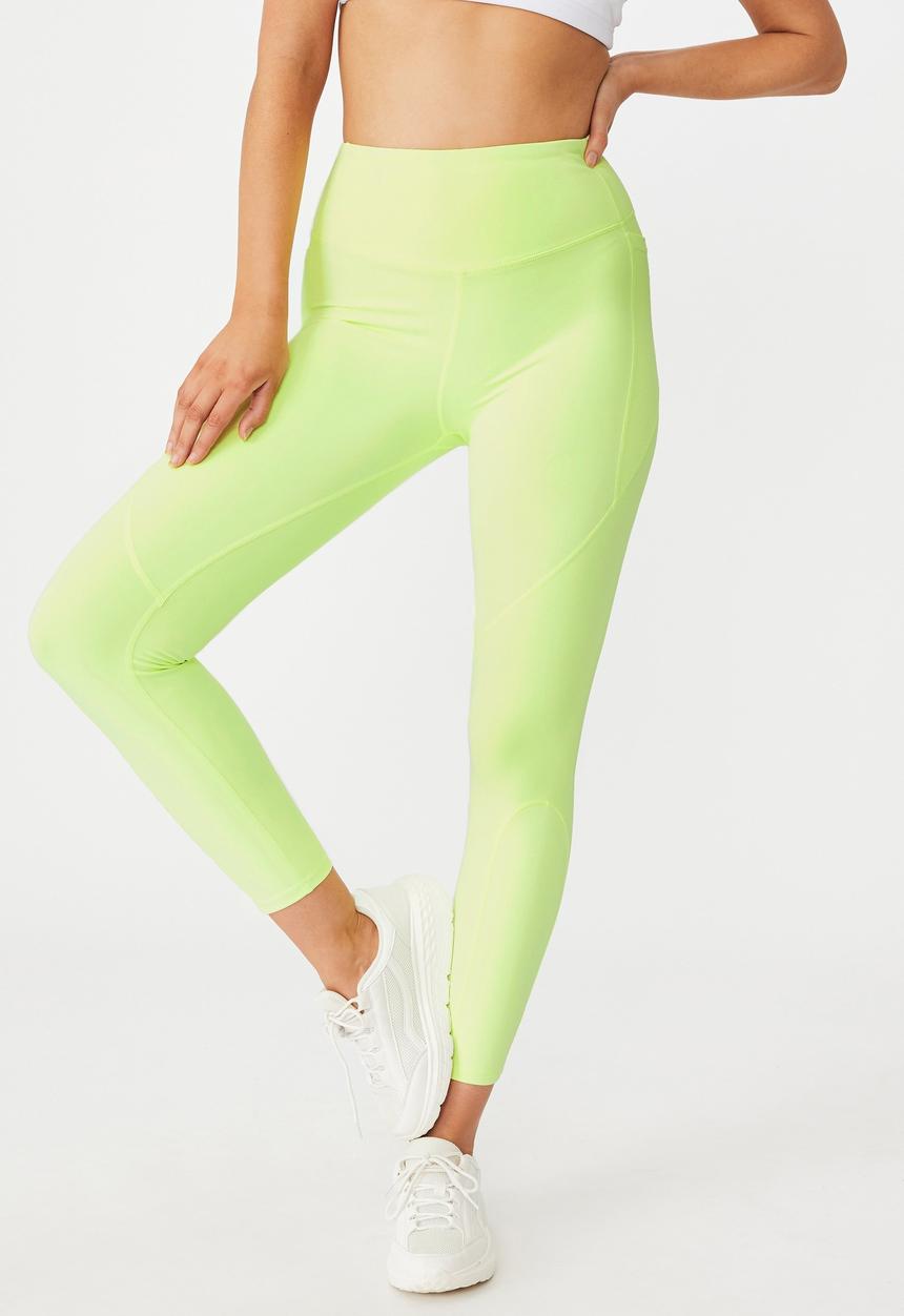 Cotton On - Booty 7/8 tight - lemonade zest