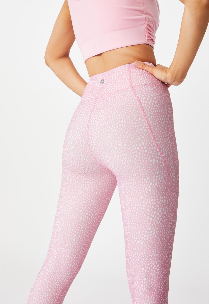 Cotton On - Booty 7/8 tight -animal speck strawberry milkshake
