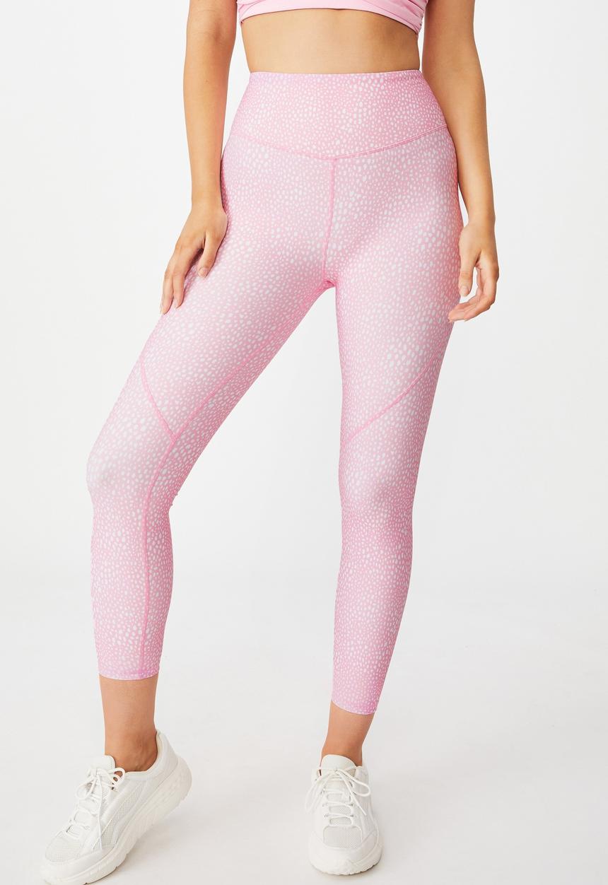 Cotton On - Booty 7/8 tight -animal speck strawberry milkshake
