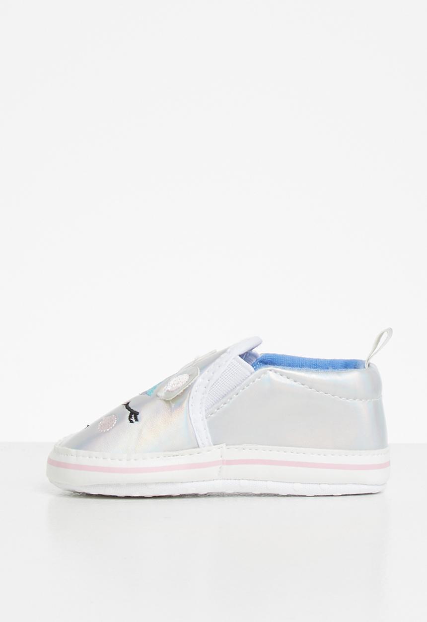 Pop Candy - Unicorn slip-on sneaker - silver