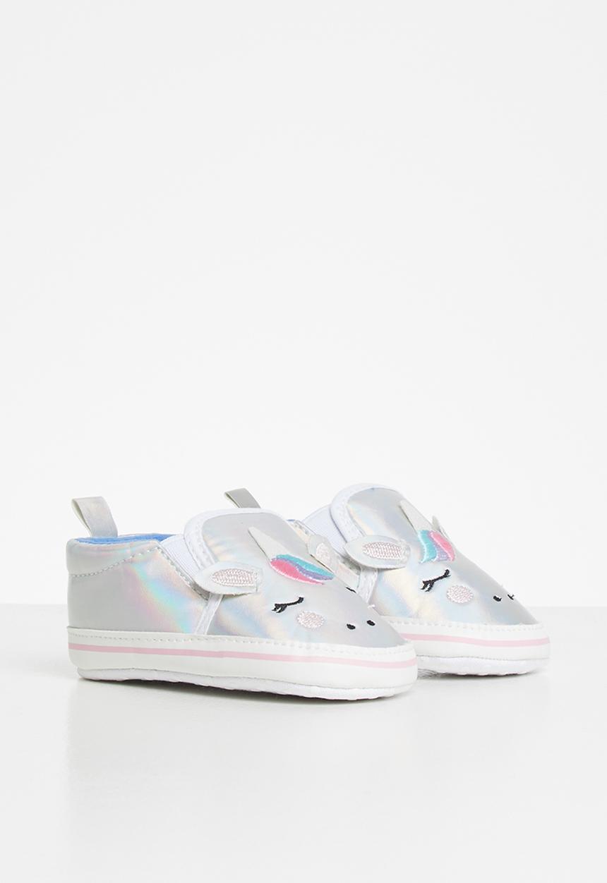 Pop Candy - Unicorn slip-on sneaker - silver