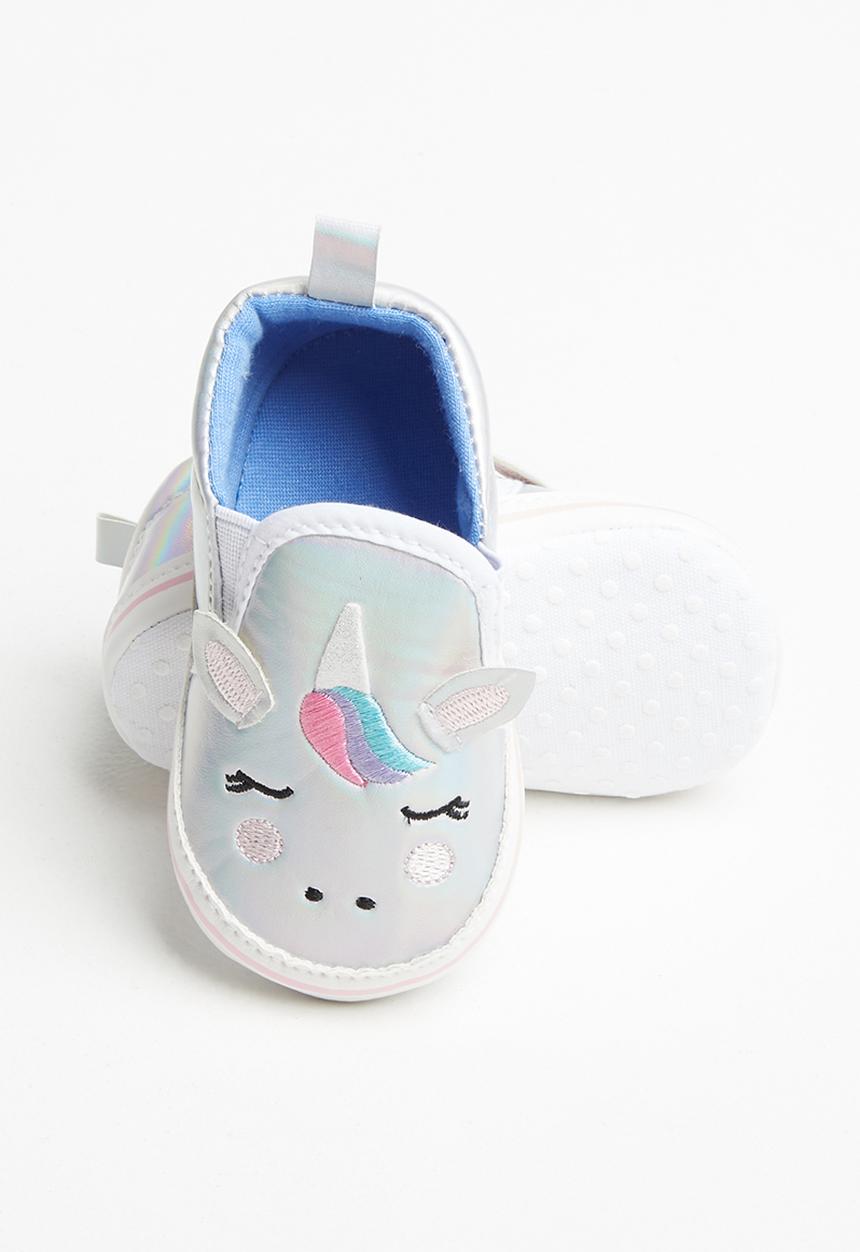 Pop Candy - Unicorn slip-on sneaker - silver