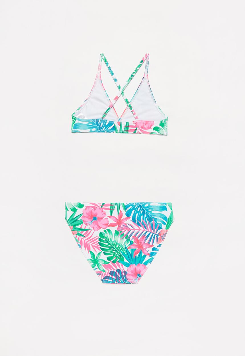 Rebel Republic - Tropical floral print bikini - multi
