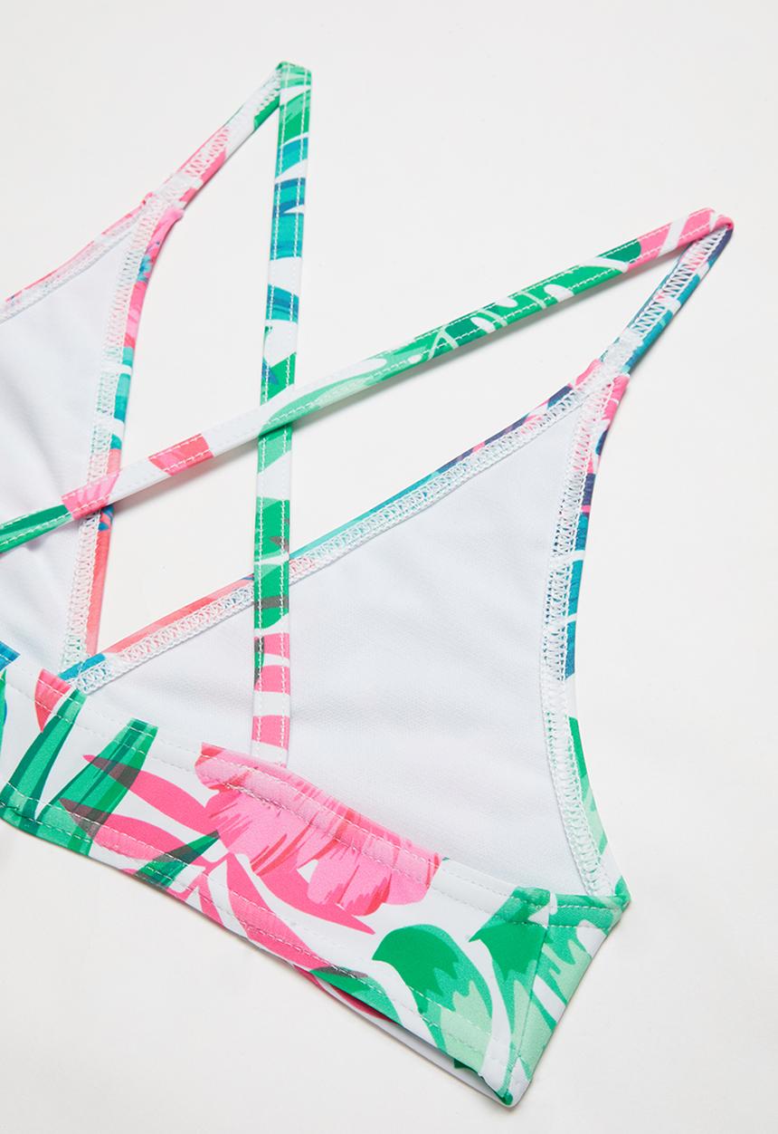 Rebel Republic - Tropical floral print bikini - multi
