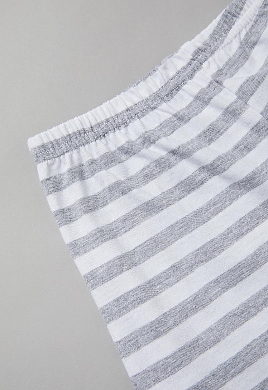 Pop Candy - Girls pyjamas set- white & grey 