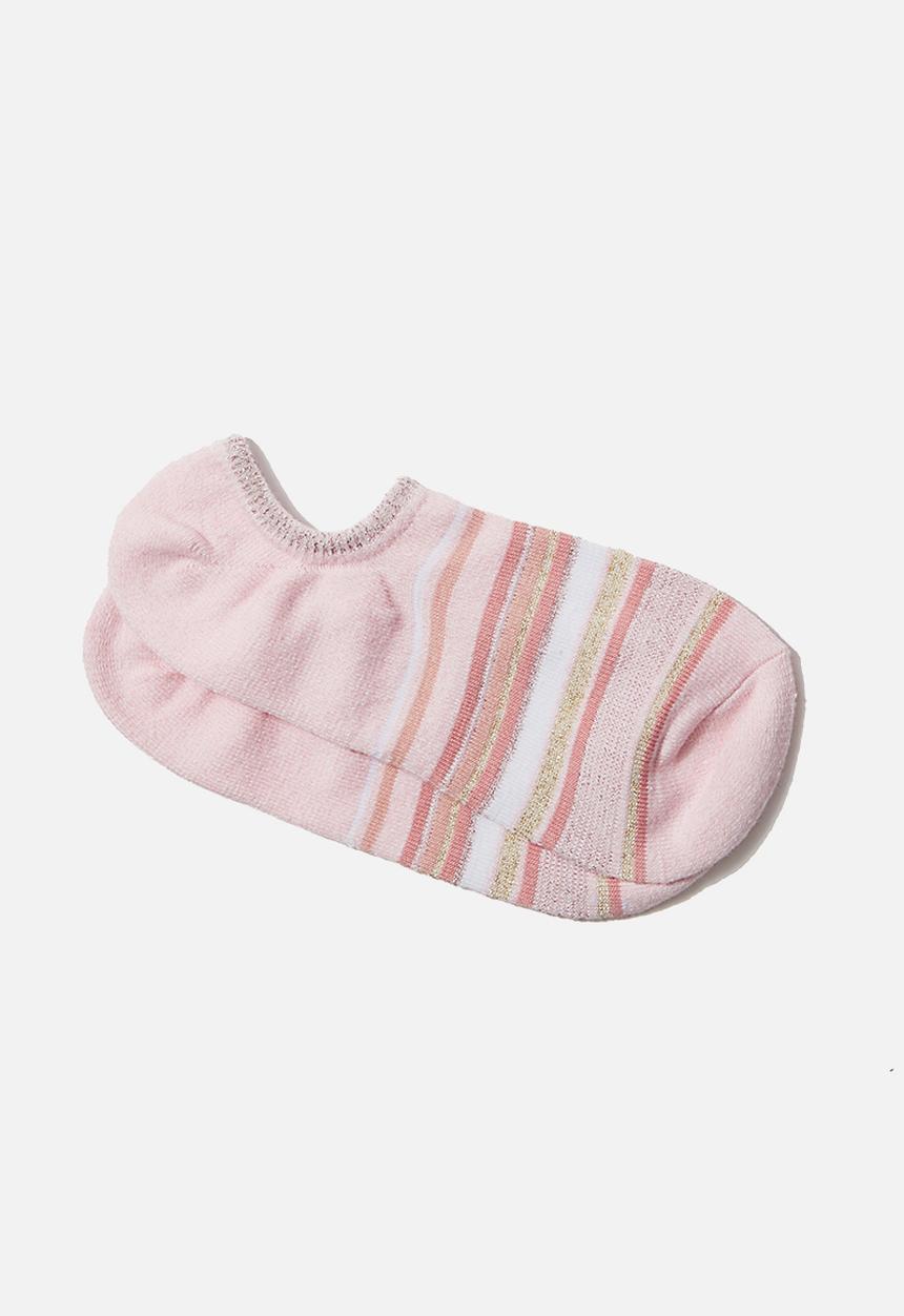 Cotton On - Sports low cut sock - blush sparkle stripe