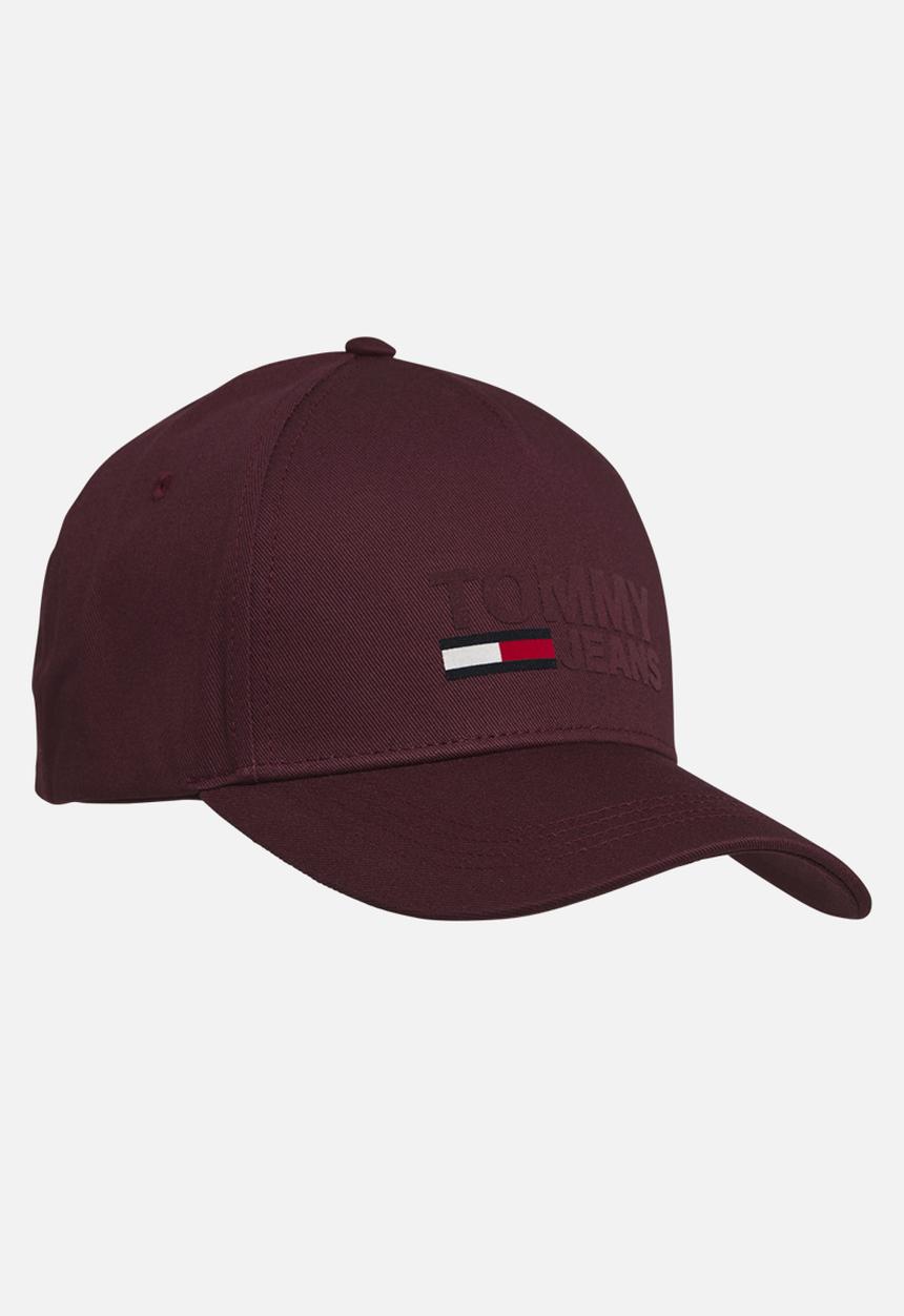 Tommy Hilfiger - Tommy jeans logo cap - burgundy