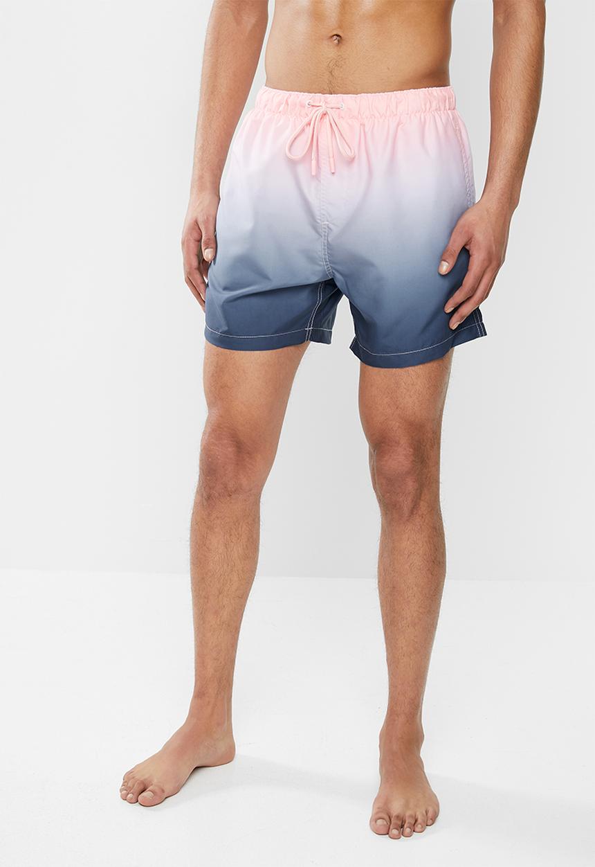 Brave Soul - Zantepkb swimshorts - pink & blue