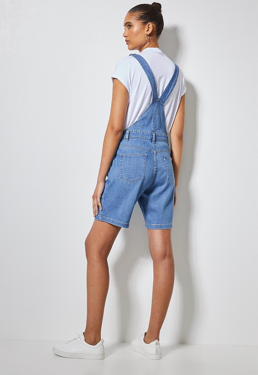 Superbalist - Short dungaree - blue