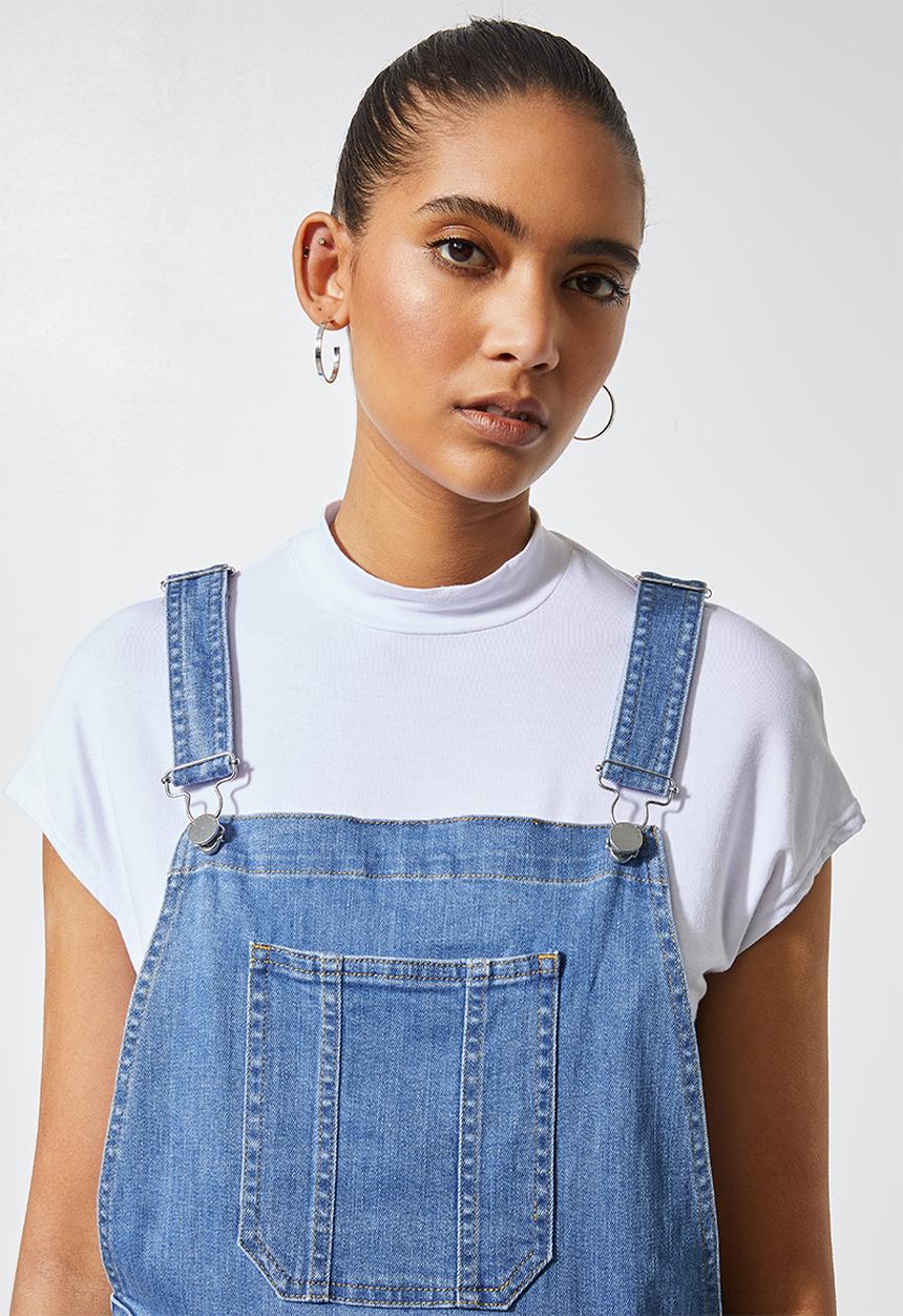 Superbalist - Short dungaree - blue
