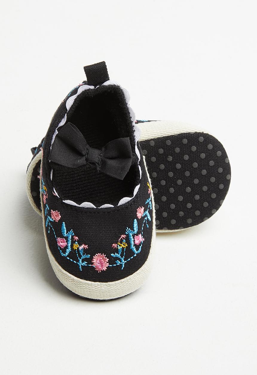 Pop Candy - Embroided pump - black