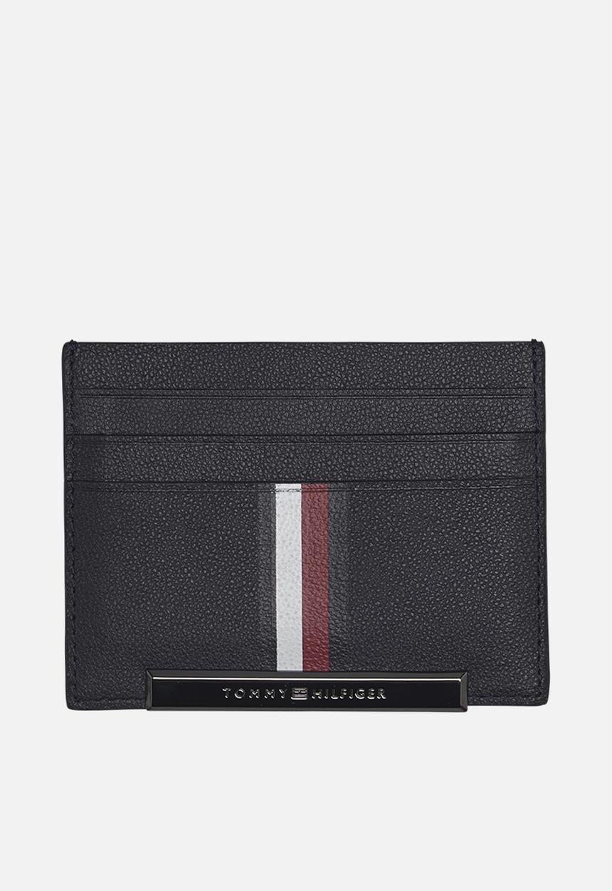 Tommy Hilfiger - Corp plaque stripe credit card holder - sky captain