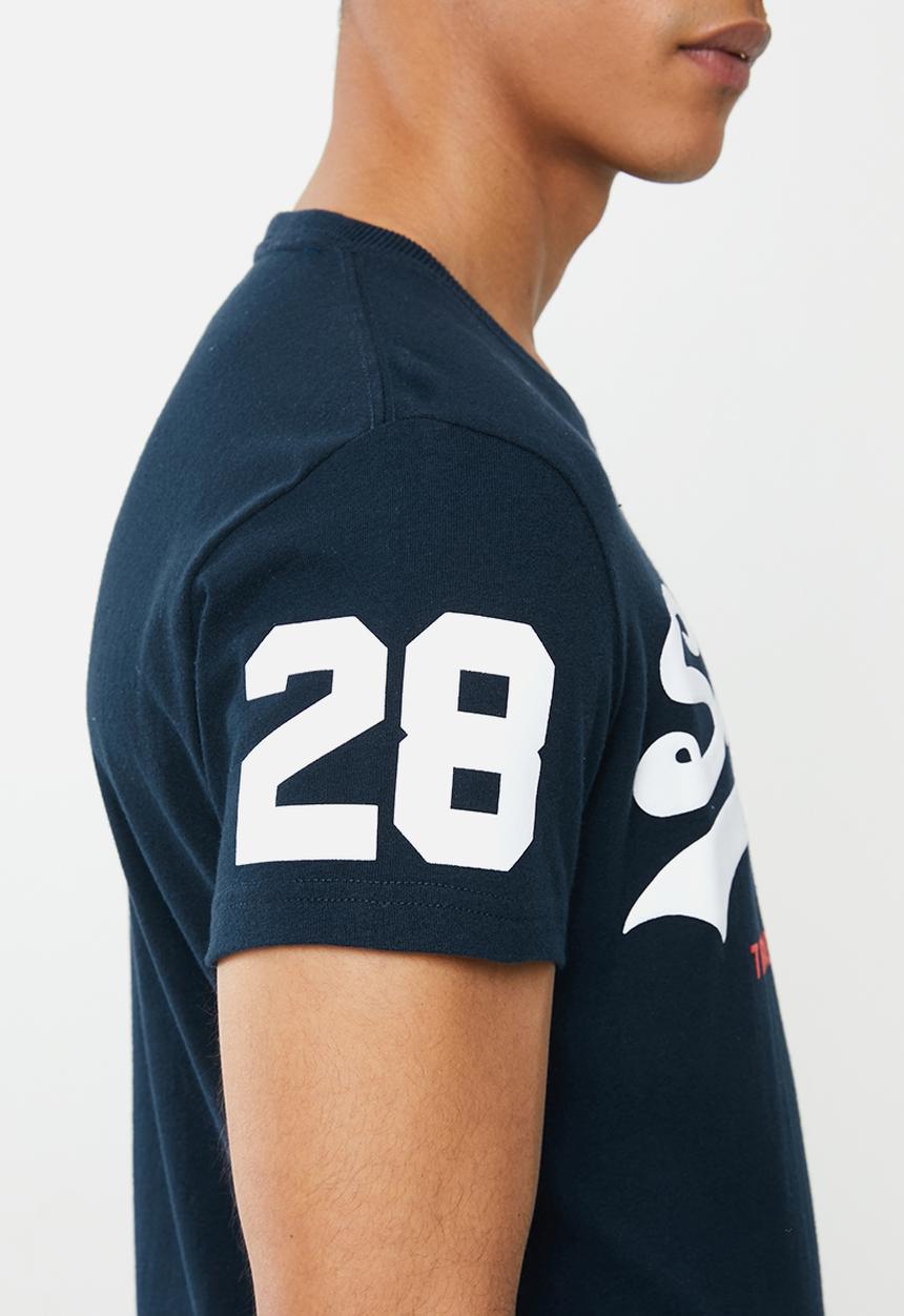 Superdry. - Vintage tri logo tee - navy