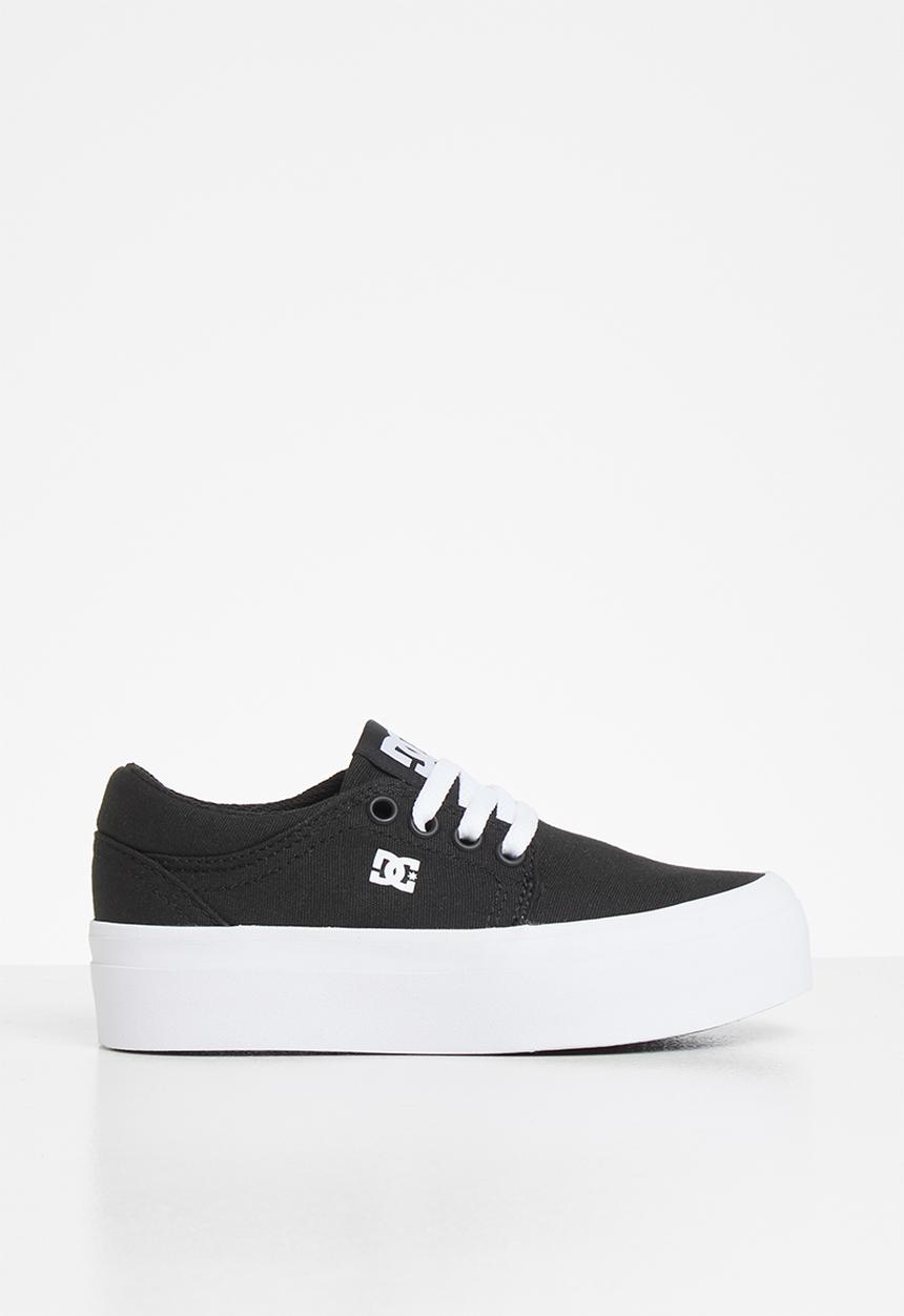 DC - Girls trase platform tx - black & white