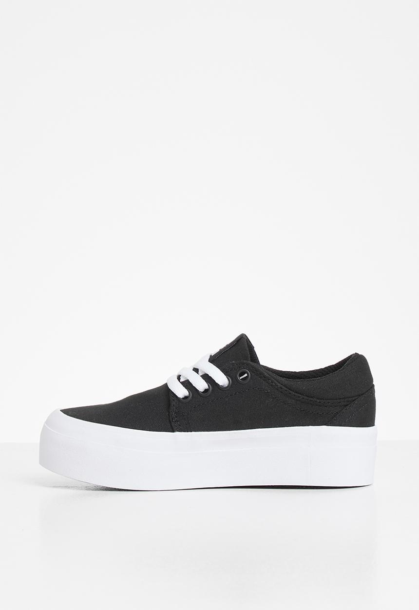 DC - Girls trase platform tx - black & white