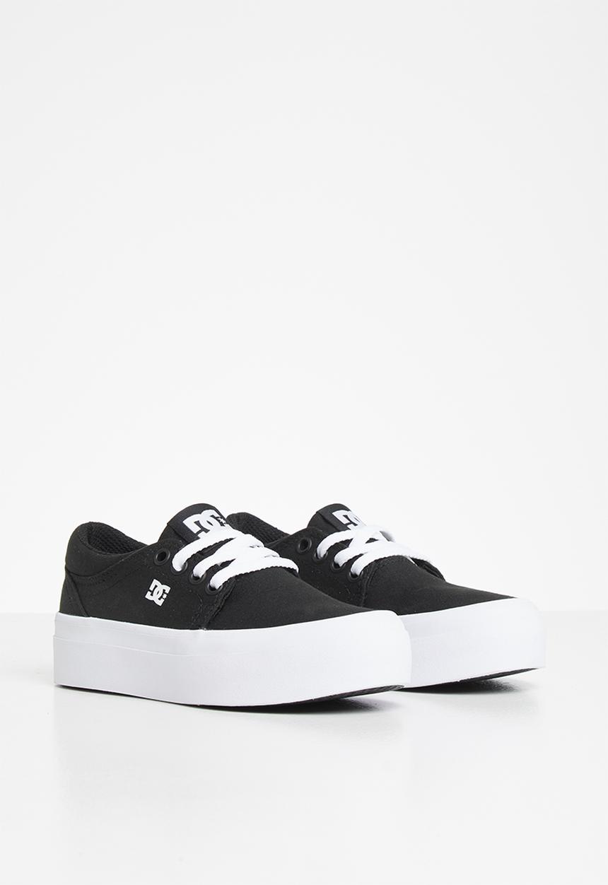 DC - Girls trase platform tx - black & white